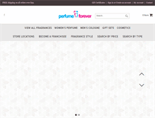 Tablet Screenshot of perfumeforever.com